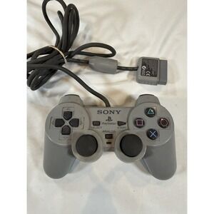Sony PlayStation Analog Controller Gray SCPH-1200 OEM PS1 PS2 Untested